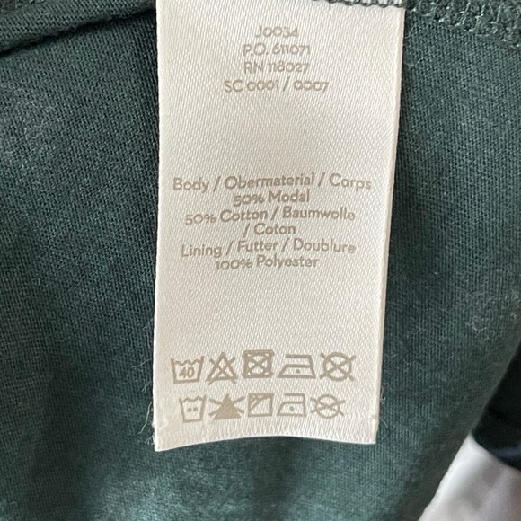 BODEN Chatsworth Mabel Lock & Key Long-Sleeve Green Dress, Size 16 - Picture 10 of 11